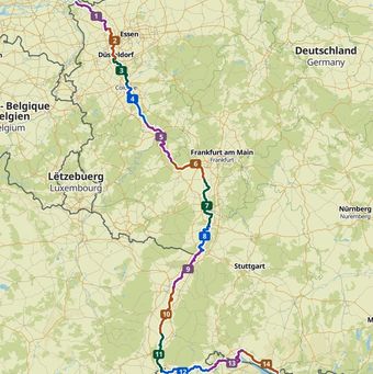 D Route 8 Rhein-Route