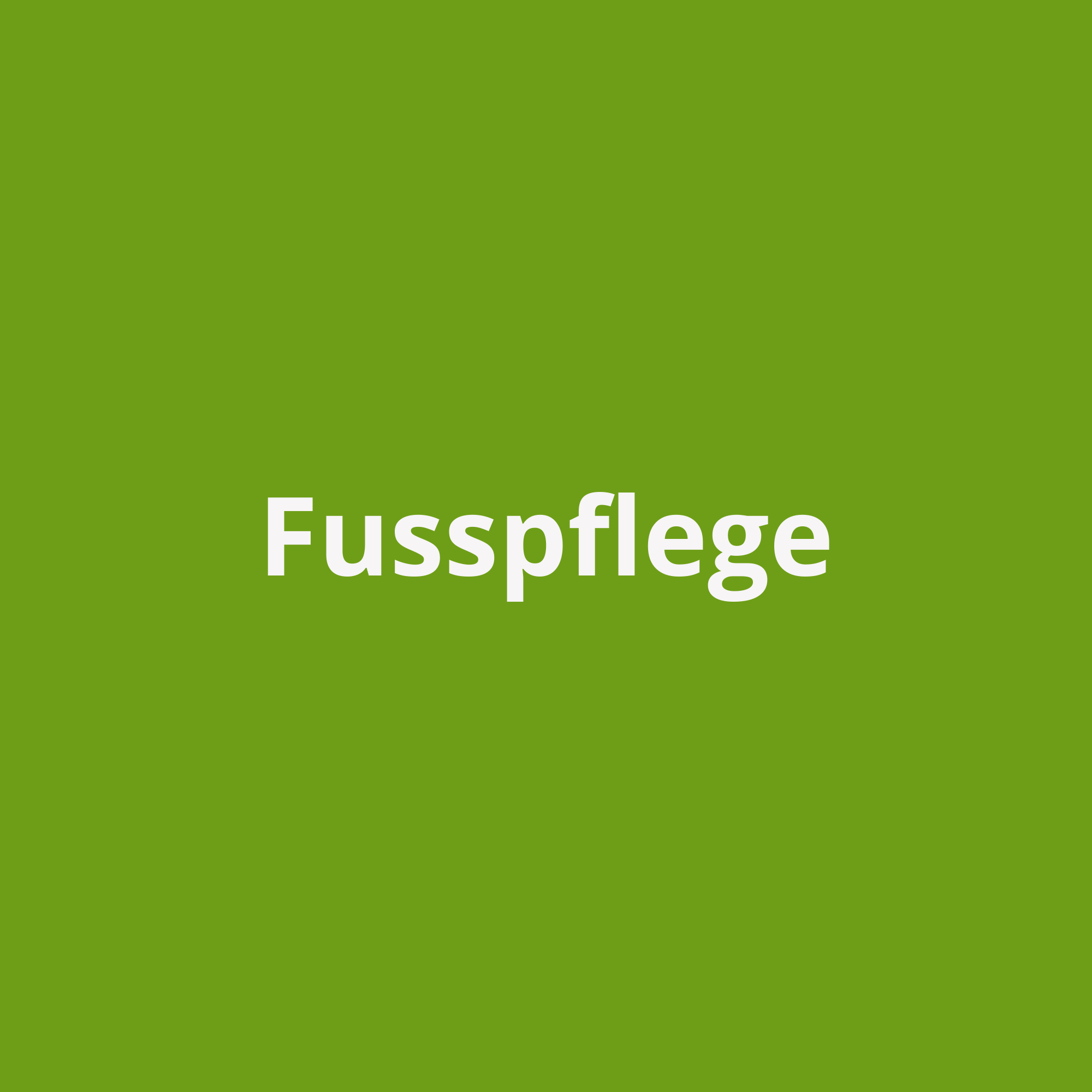 Fusspflege