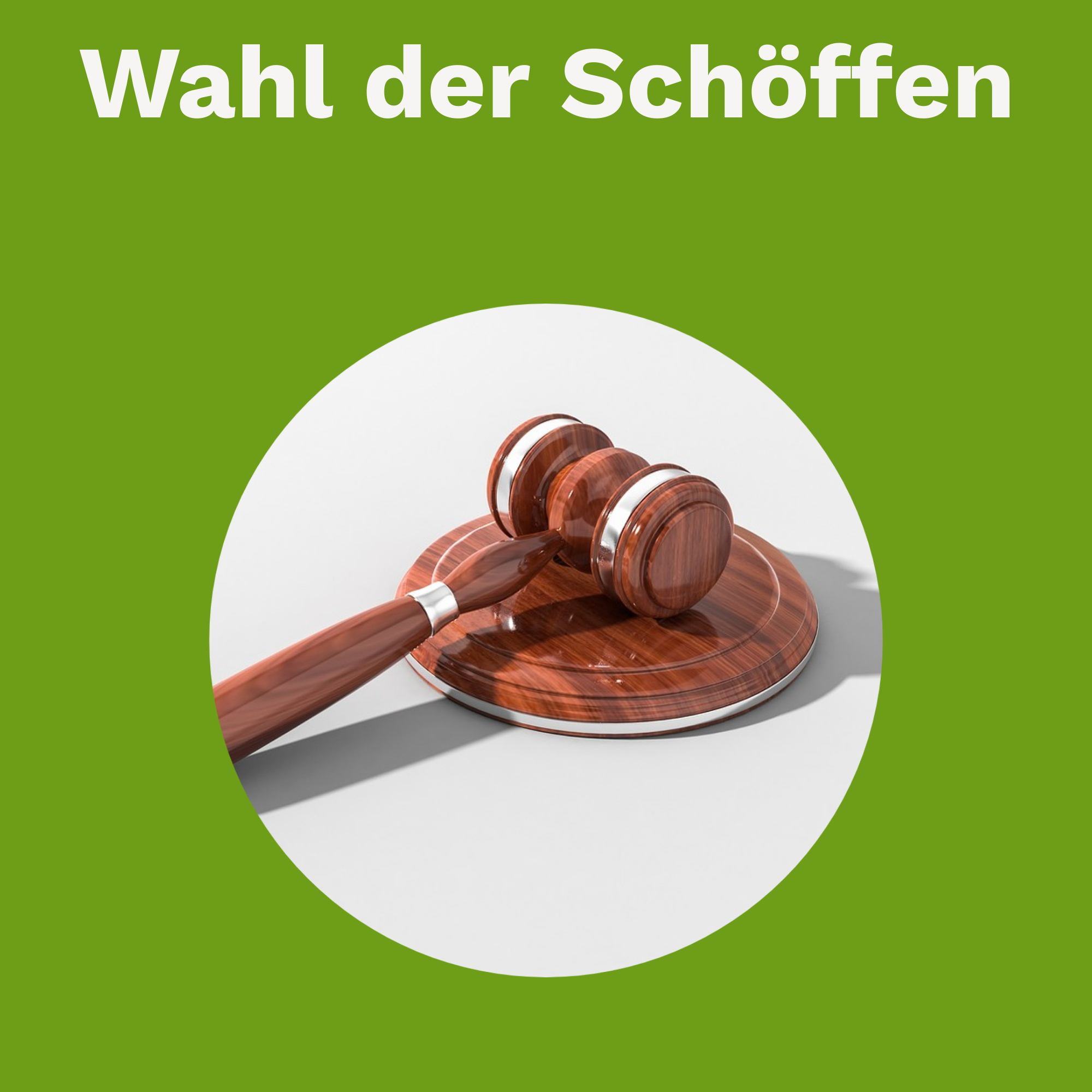 Wahl der Schöffen 